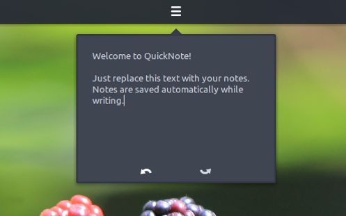 budgie-quicknote-applet — Апплет, обеспечивающий простые возможности заметок для рабочего стола Budgie