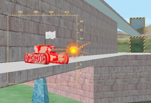 bzflag — 3D битва первого игрока танк