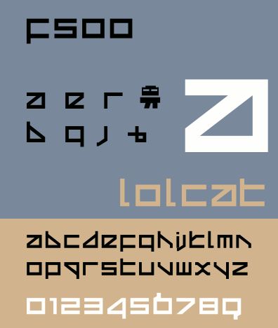 fonts-f500 — Шрифт Wipeout 3