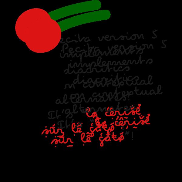 fonts-pecita — Ручной шрифт OpenType, буквы которого связаны