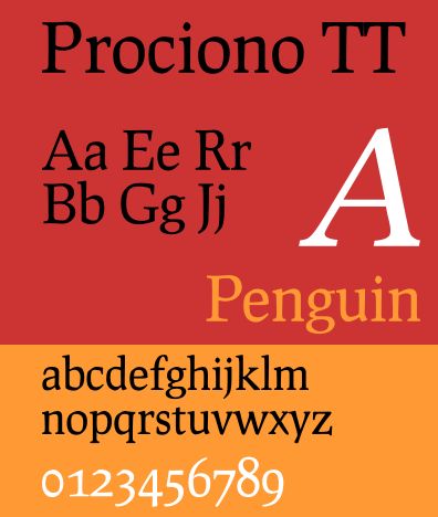fonts-prociono — шрифт, похожий на тот, который используется для логотипа Debian