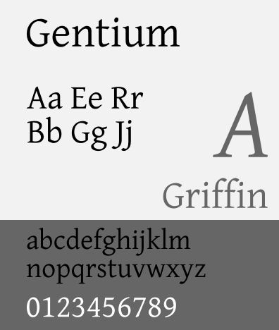 fonts-sil-gentium — расширенный латинский шрифт Юникод («шрифт для народов»)