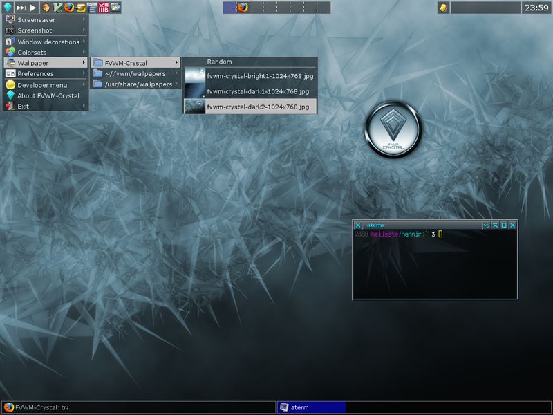 fvwm-crystal — Pretty Desktop Environment на основе FVWM