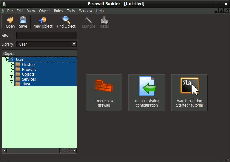 fwbuilder — Графический интерфейс администратора брандмауэра