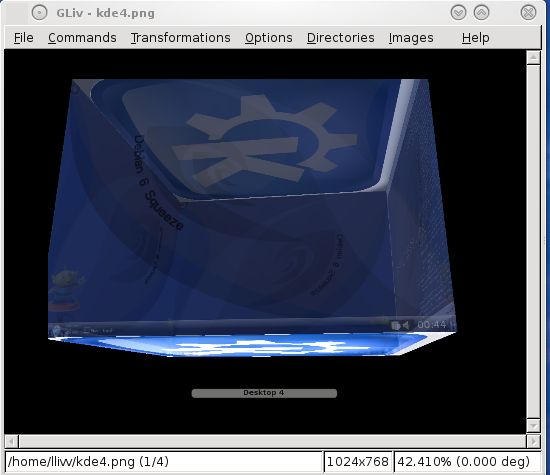 gliv — просмотр изображений с использованием gdk-pixbuf и OpenGL