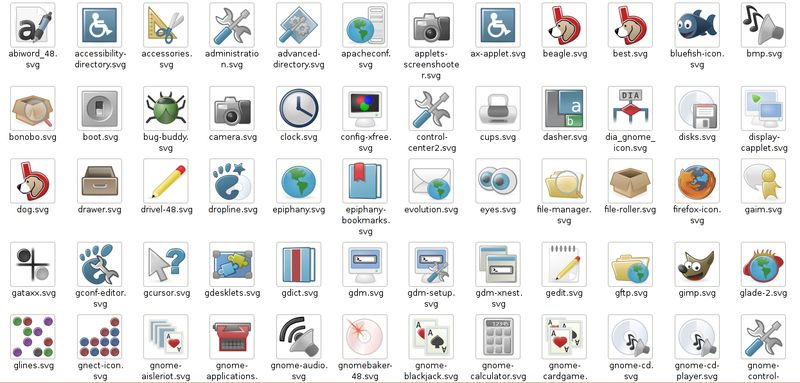 gnome-icon-theme-nuovo — Dropline Nuovo icon тема для GTK+ 2.x