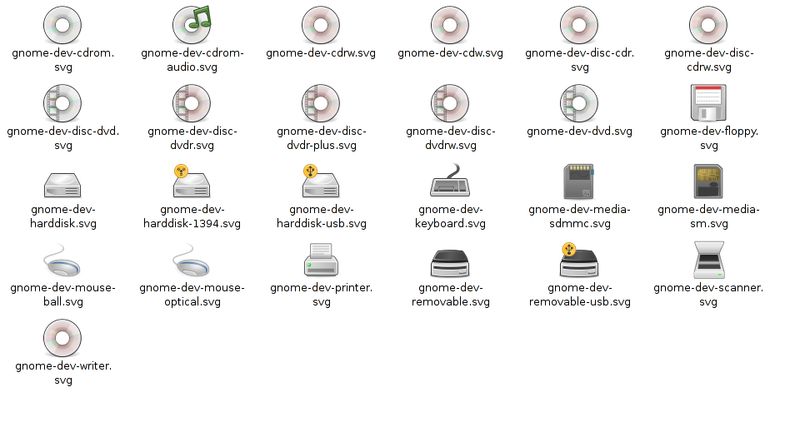 gnome-icon-theme-yasis — YASIS (еще один масштабируемый набор значков)