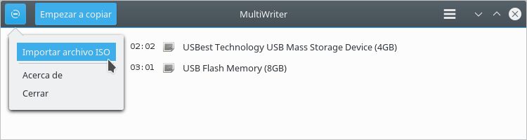 gnome-multi-writer — Запись файла ISO на несколько USB-устройств одновременно