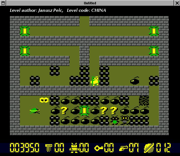 gnurobbo — логическая игра, перенесенная из ATARI XE / XL