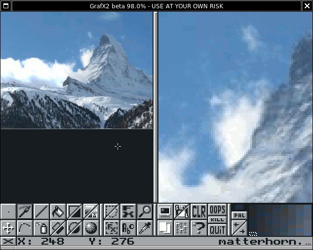 grafx2 — программа 256-цветной растровой краски