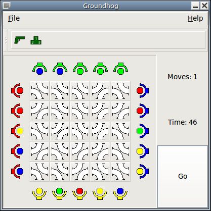 groundhog — простая логическая игра