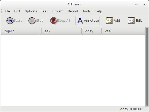 gtimer — Таймер задачи X11 на базе GTK