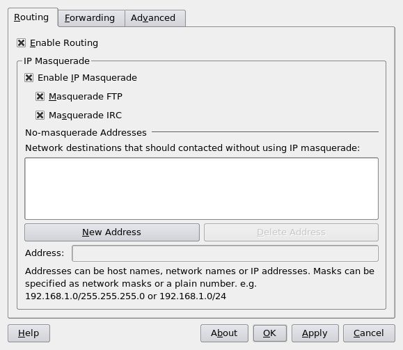 guidedog — Инструмент настройки NAT/masquerading/port-forwarding в Qt5
