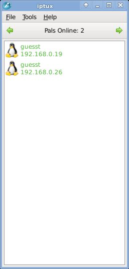 iptux — Интранет-коммуникационный инструмент для Linux