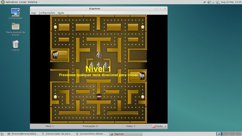 kapman — Клон Pac-Man