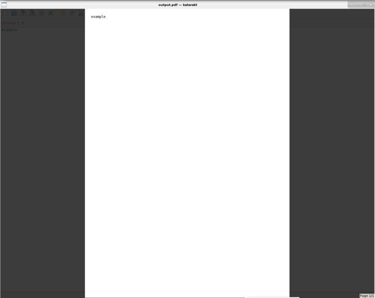 katarakt — простой просмотрщик PDF с двумя макетами