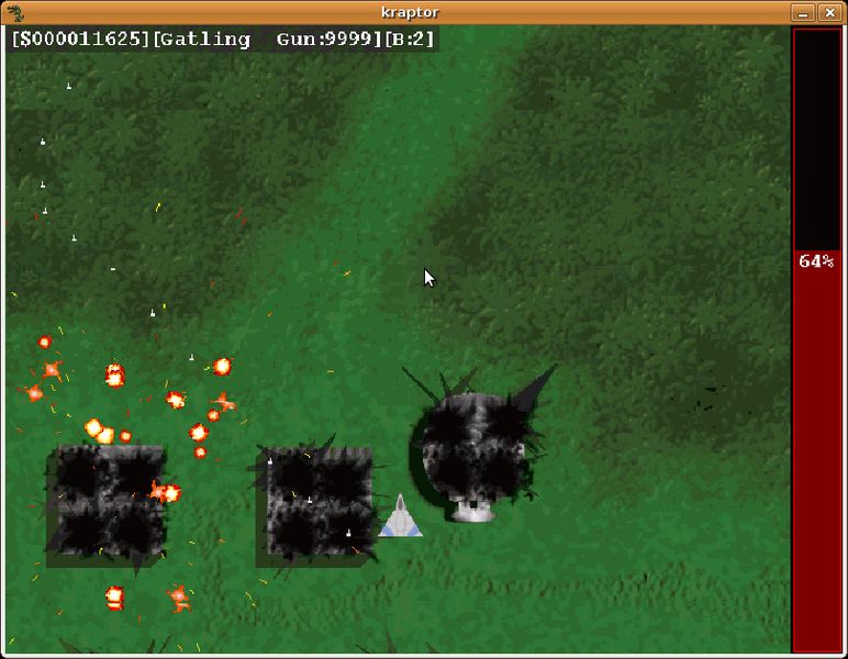 kraptor — Игра Классическая стрелять 'вверх скроллер