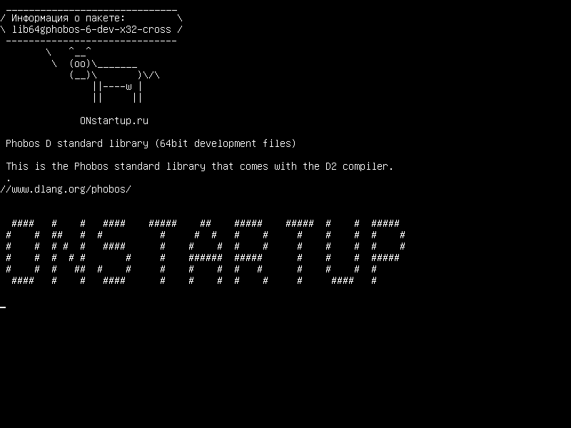 lib64gphobos-6-dev-x32-cross — Стандартная библиотека Phobos D (64-битные файлы разработки)
