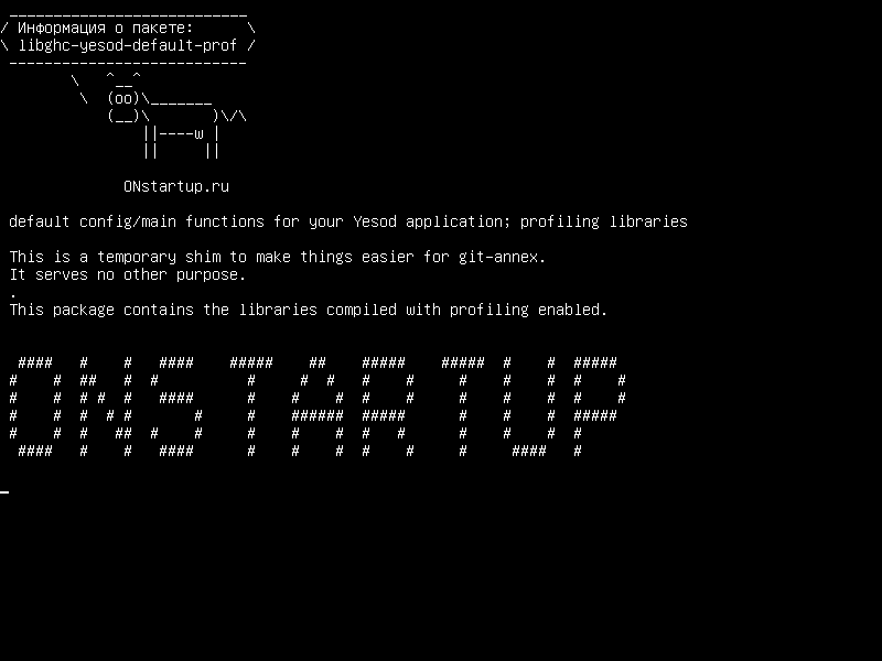 libghc-yesod-default-prof — default config/main для вашего приложения Yesod; профилирующие библиотеки