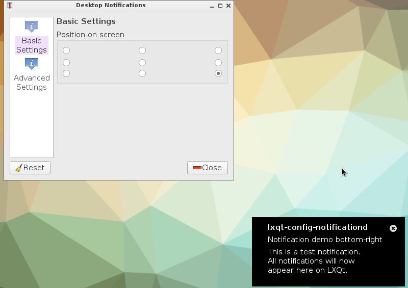 lxqt-notificationd — Лемон-уведомление LXQt