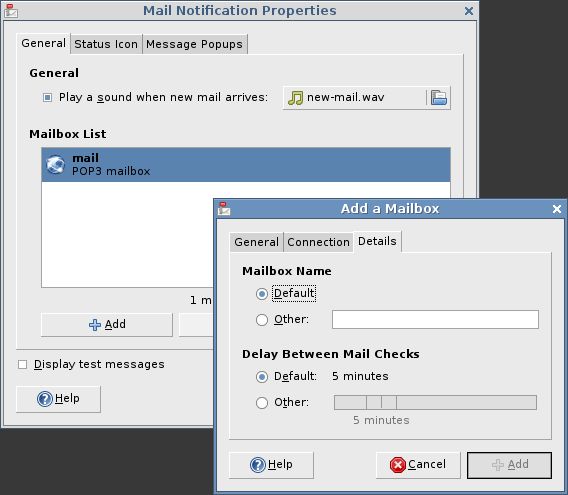 mail-notification — уведомление по электронной почте в системном трее