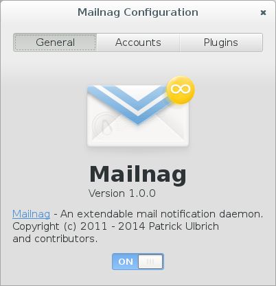mailnag — демонстрационный почтовый демон