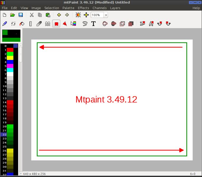 mtpaint — программа рисования для создания пиксельного искусства и управления цифровыми фотографиями