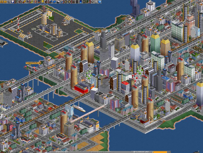 openttd — переоснащение Transport Tycoon Deluxe с усовершенствованиями