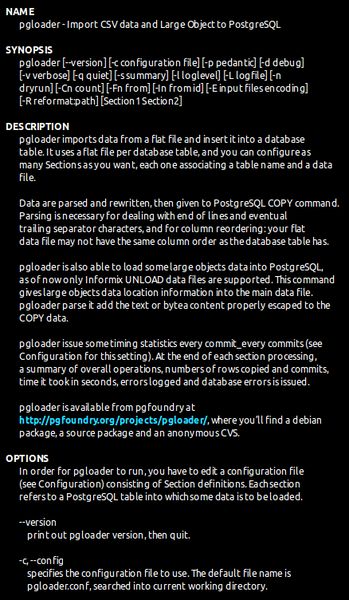 pgloader — извлекать, преобразовывать и загружать данные в PostgreSQL