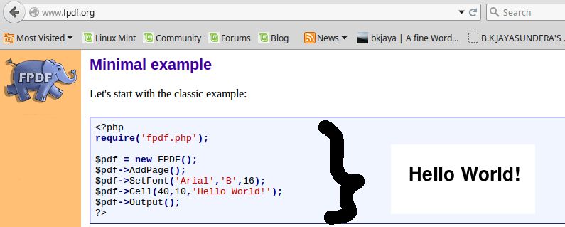 php-fpdf — PHP-класс для создания PDF-файлов