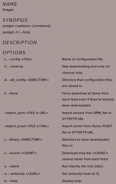 podget — Podcast aggregrator/downloader оптимизирован для cron