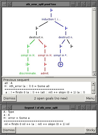 prooftree — визуализация дерева доказательств для доказательства