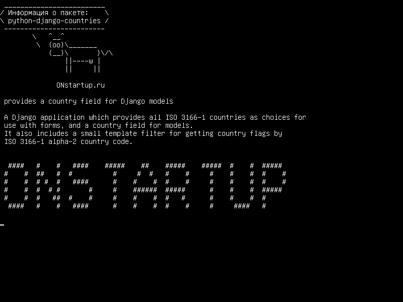 python-django-countries — предоставляет поле страны для моделей Django