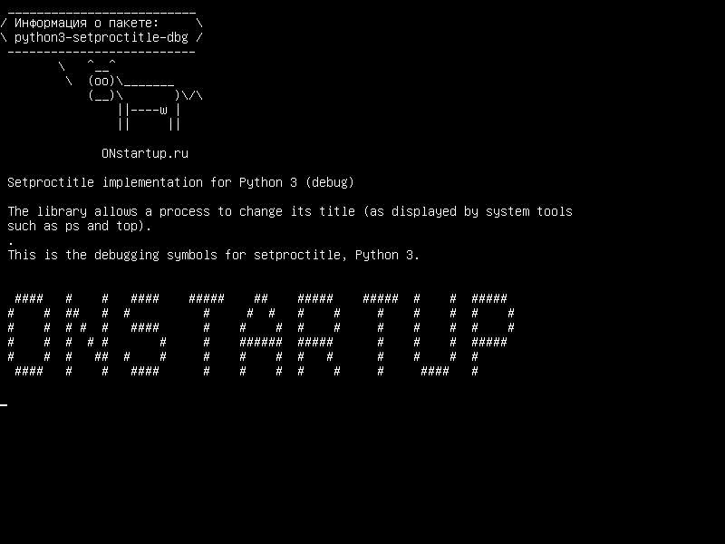 python3-setproctitle-dbg — Реализация Setproctitle для Python 3 (debug)