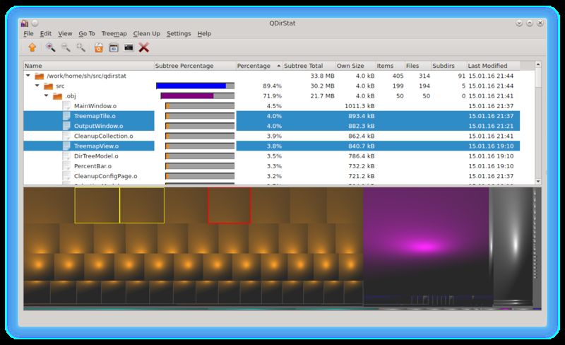 qdirstat — Статистика каталогов на основе Qt