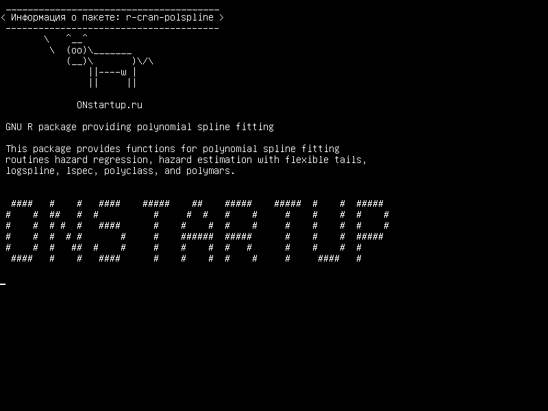 r-cran-polspline — Комплект GNU R, обеспечивающий полиномиальный сплайн-фитинг