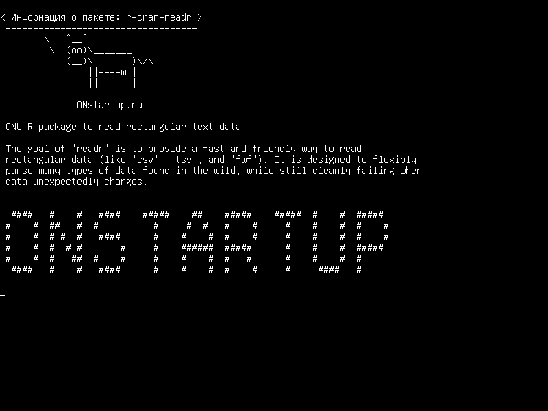 r-cran-readr — Пакет GNU R для чтения прямоугольных текстовых данных