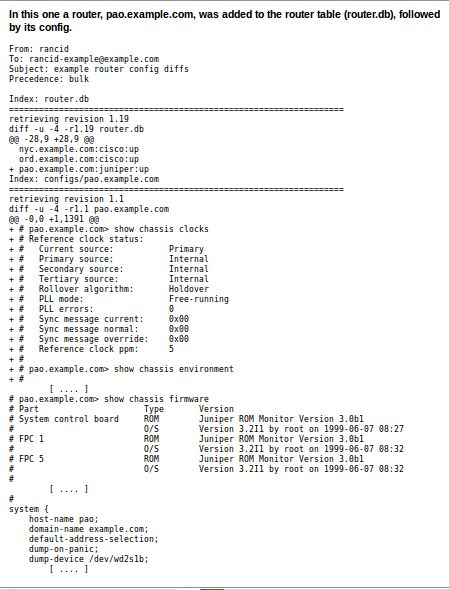 rancid — Действительно удивительный новый Cisco ConfIg Differ