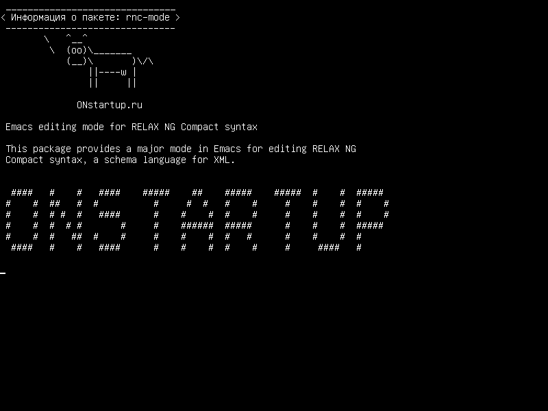 rnc-mode — Режим редактирования Emacs для синтаксиса RELAX NG Compact