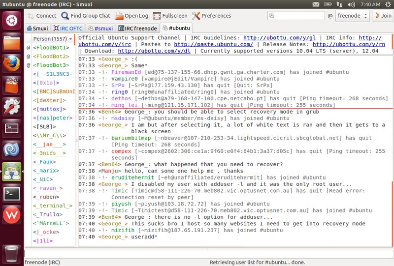 smuxi-frontend-gnome — Интерфейс GNOME для Smuxi