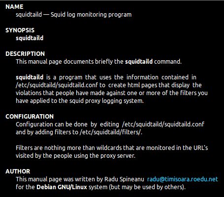 squidtaild — Программа мониторинга журналов кальмаров