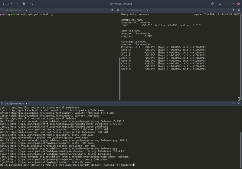 terminix — Переходный пакет (terminix -> tilix)