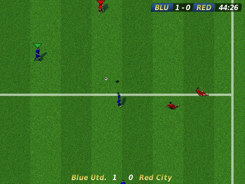 tuxfootball — игра 2D футбол (иногда называемая футболом)