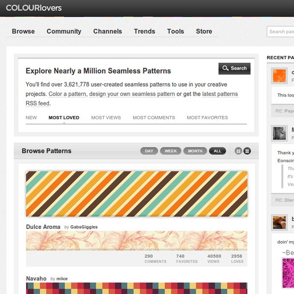 unity-scope-colourlovers — COLOURLovers для единства