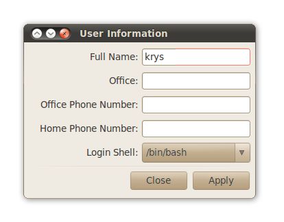 userinfo — отображать информацию о местных пользователях