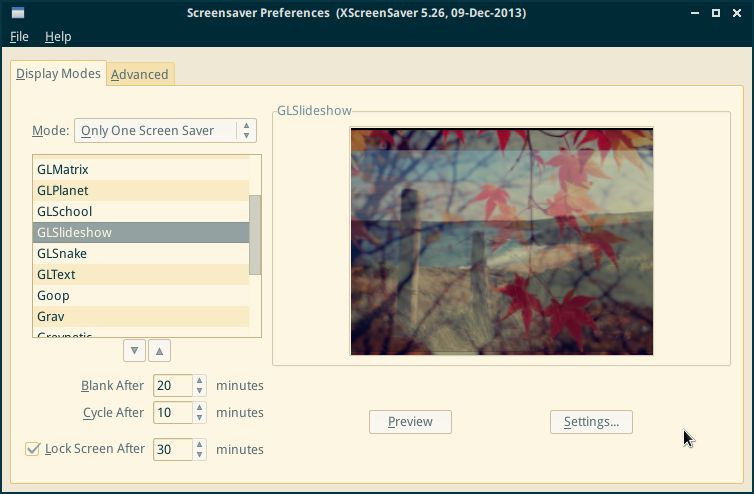 xscreensaver — Скринсейвер демон и интерфейс для X11