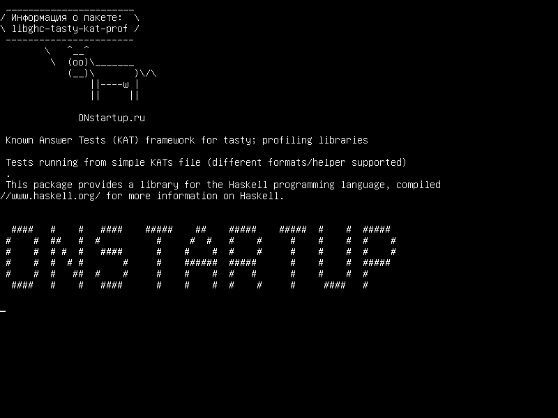 libghc-tasty-kat-prof — Известные тесты ответов (KAT) для вкусных; профилирующие библиотеки