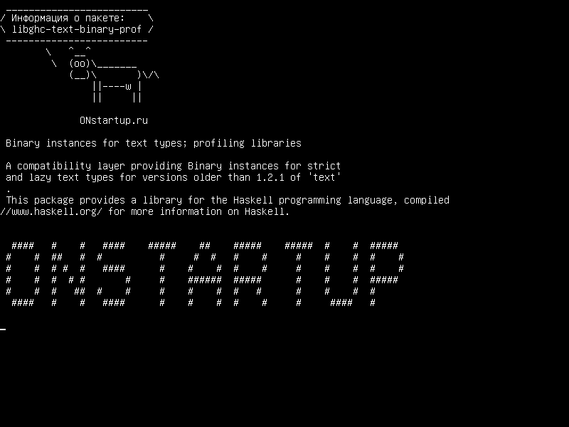 libghc-text-binary-prof — Двоичные экземпляры для типов текста; профилирующие библиотеки
