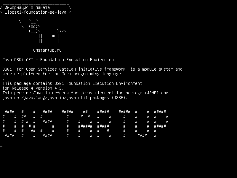 libosgi-foundation-ee-java — API Java OSGi - среда выполнения проекта