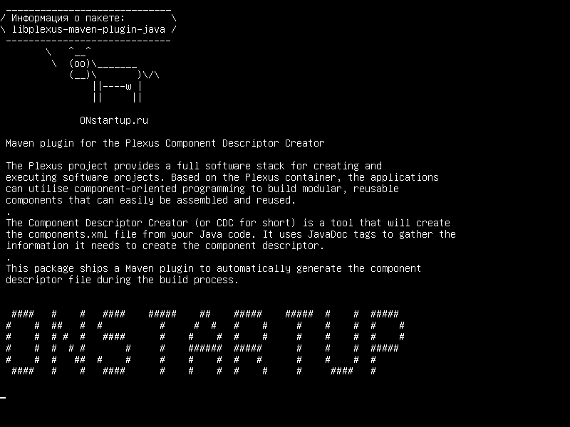libplexus-maven-plugin-java — Плагин Maven для создателя дескриптора компонентов Plexus